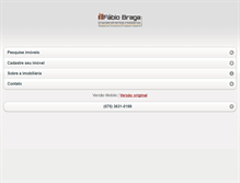 Tablet Screenshot of fabiobragaimoveis.com.br